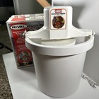 Rival 4 Qt Ice Cream Maker 8401 White Vintage