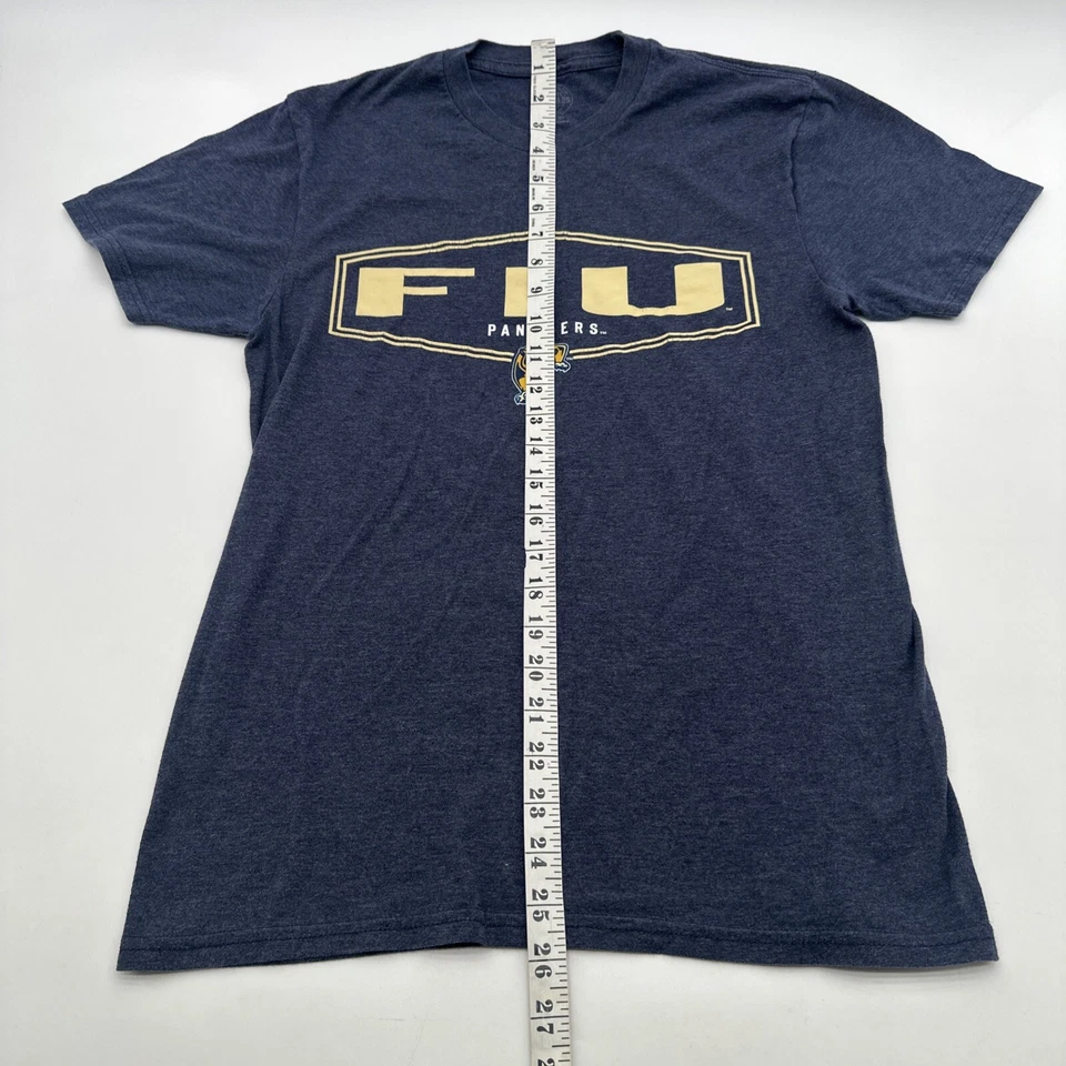 Camiseta FIU Panthers Pequeña Hombre Azul Estampado Gráfico Logo Amarillo...# 19797 Foto 4 de 4