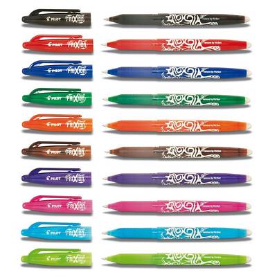 PILOT Tintenroller FriXion BL-FR7, 0,4mm verschiedene Farben 10 Stifte radierbar