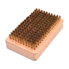 RaceWax Pro Brass Ski Snowboard Wax Brush 10 mm