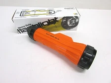 NOS! FULTON SAFETY APPROVED FLASHLIGHT, "NORTH SHORE GAS CO.", #912IMP