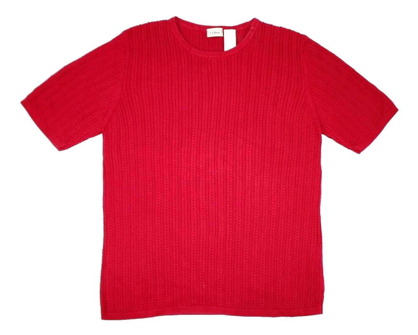 L.L. Bean Cotton Short Sleeve Sweaters for Women