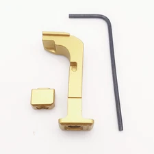 Extended Mag Release for Gen 1-3 Glock 17,19,22,26Aluminum Black Red Rainbow Tan