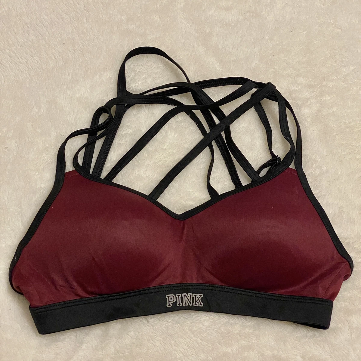 Cage front sales sports bra