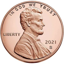2021 S Lincoln Cent Proof  with ** Free  Shipping **