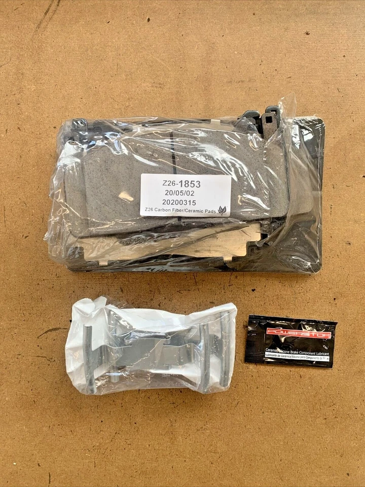 Power Stop Z26-1853 前碳纤维制动垫适用于 2017 - 2019 年福特野马 — 第 2/4 张图片