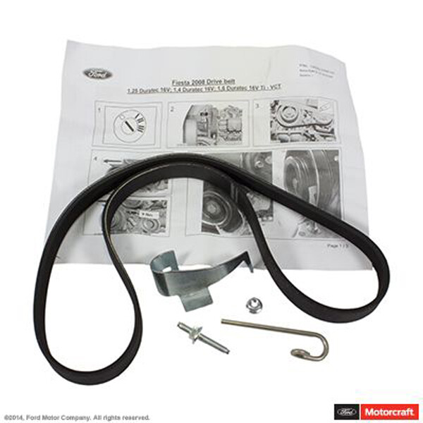 for Ford Fiesta 20112013 Motorcraft JK6401B Serpentine Belt for sale