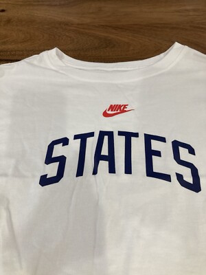 Nike Womens USA Soccer WORLD CUP Crop Top T-shirt XL CW4308-100