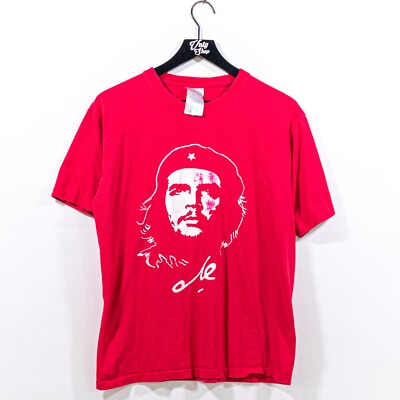 Che Guevara Revolution T-Shirt Large Y2K Streetwear Grunge Skater
