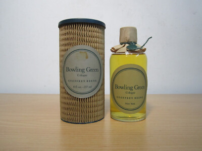 BOWLING GREEN COLOGNE GEOFFREY BEENE 237ml Splash Vintage Original Neu 