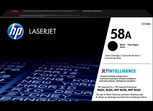 HP 58A Black Toner Cartridge (CF258A)