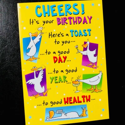 Birthday Card Humour Joke Funny Male Female Man Woman Men Ladies For Him Friend