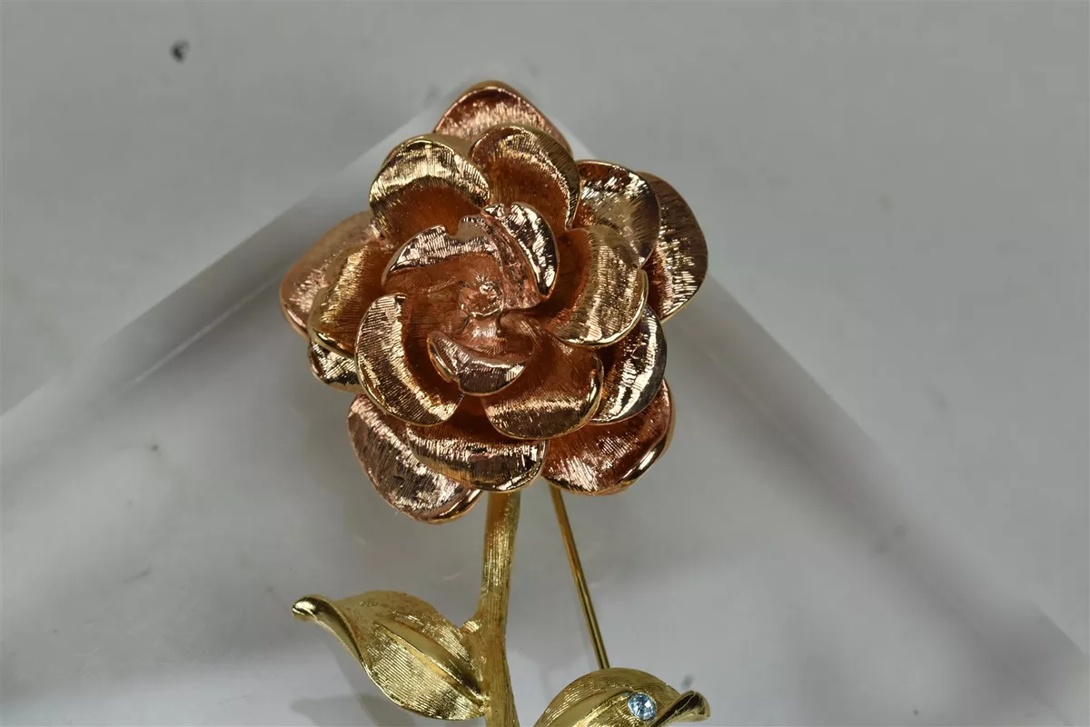 Camrose and Cross JBK Collection Rose Gold Tone W Crystal Rose