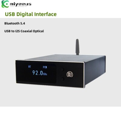 U2d USB Digital Interface QCC3084 Bluetooth 5.4 USB to I2S Coaxial Optical my23