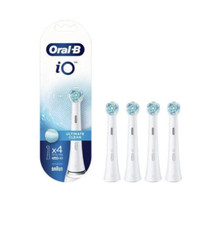 Oral-B iO Ultimate Clean White Replacement Electric Toothbrush Heads, 4pcs