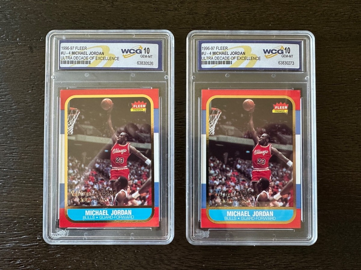 1996-97 Fleer Michael Jordan RC Ultra Decade of Excellence #4 WCG 