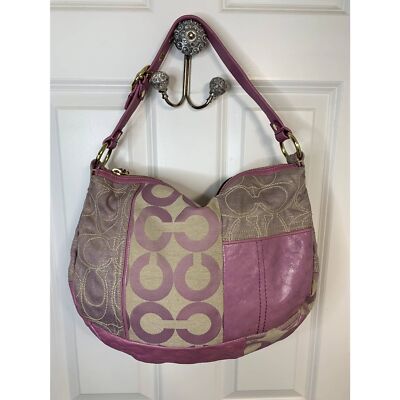 Coach Ali Patchwork Pieced Hobo Bag in Lilac 13643 | eBay