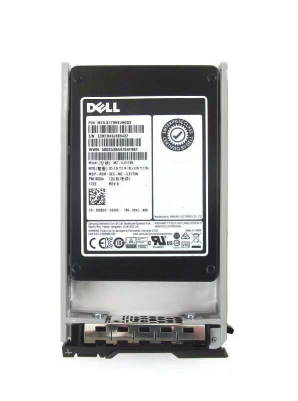 Dell 400-AXPB-RFB 1.92TB SSD 2.5 SAS 12G RI pour Serveurs et PC