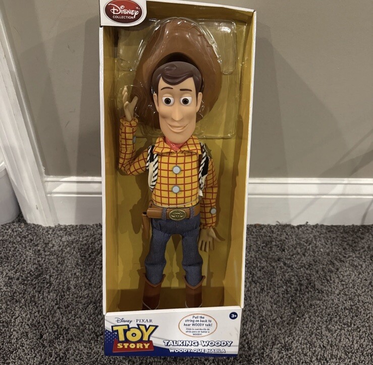 Disney Collection Pixar Toy Story Talking Woody BRAND NEW FACTORY