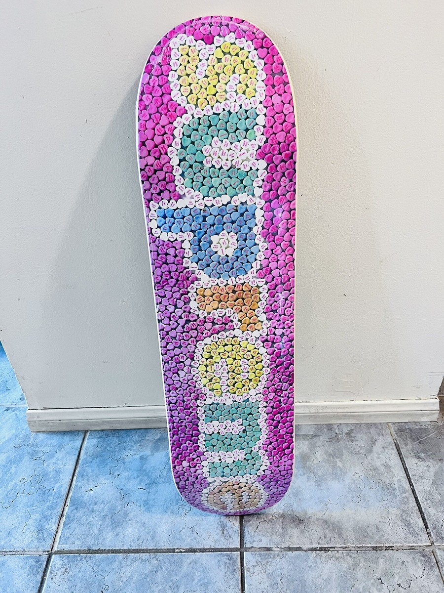 Supreme Candy Hearts Skateboard Pink 8.25 Supreme Candy Hearts Skateboard Pink 8.25