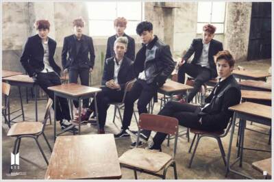 BTS - Skool Luv Affair Classroom Music Poster - 36.5'' x 24.5'' Laminated