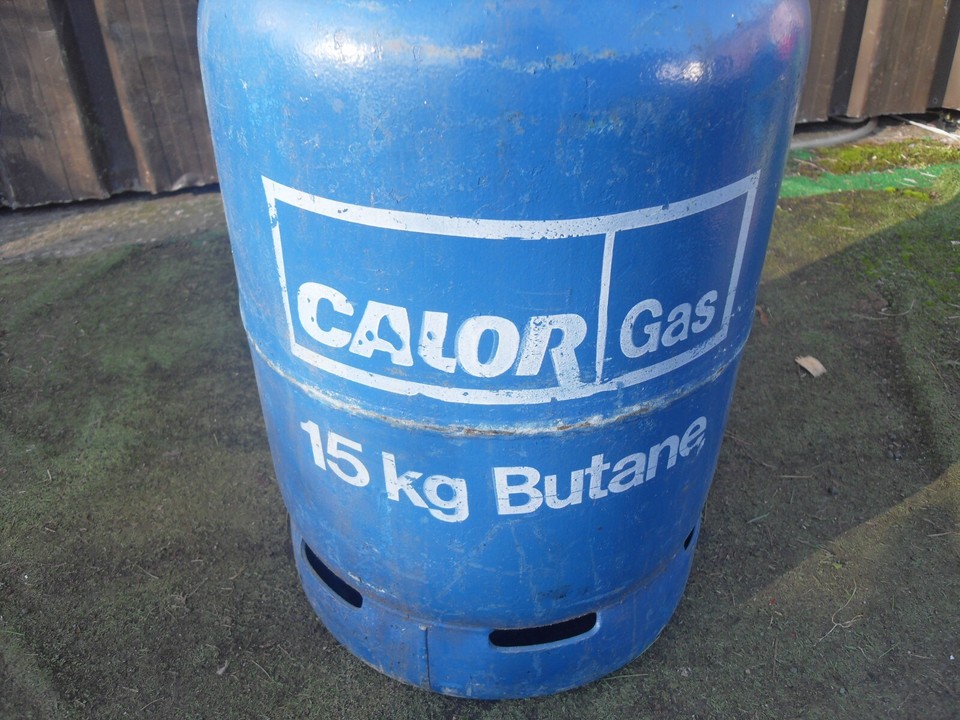 Empty 15kg Calor Gas Butane bottle Caravan Motorhome Camping Heater