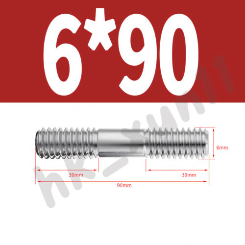 Double End Threaded Stud Bar Rod Bolts 316 (A4) Stainless Steel Screws M6 - M16 - Picture 13 of 85