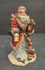 Santa Claus Figurine -Christmas Decoration Hand Painted beautifully details.