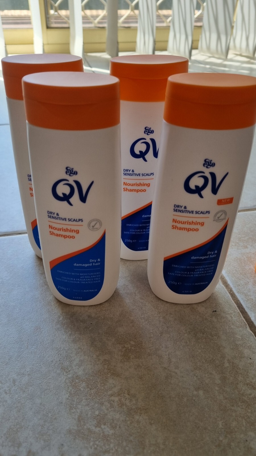 4 X Ego QV Nourishing Hair SHAMPOO 250g + 3 X Ego QV Nourishing CONDITIONER 250g eBay