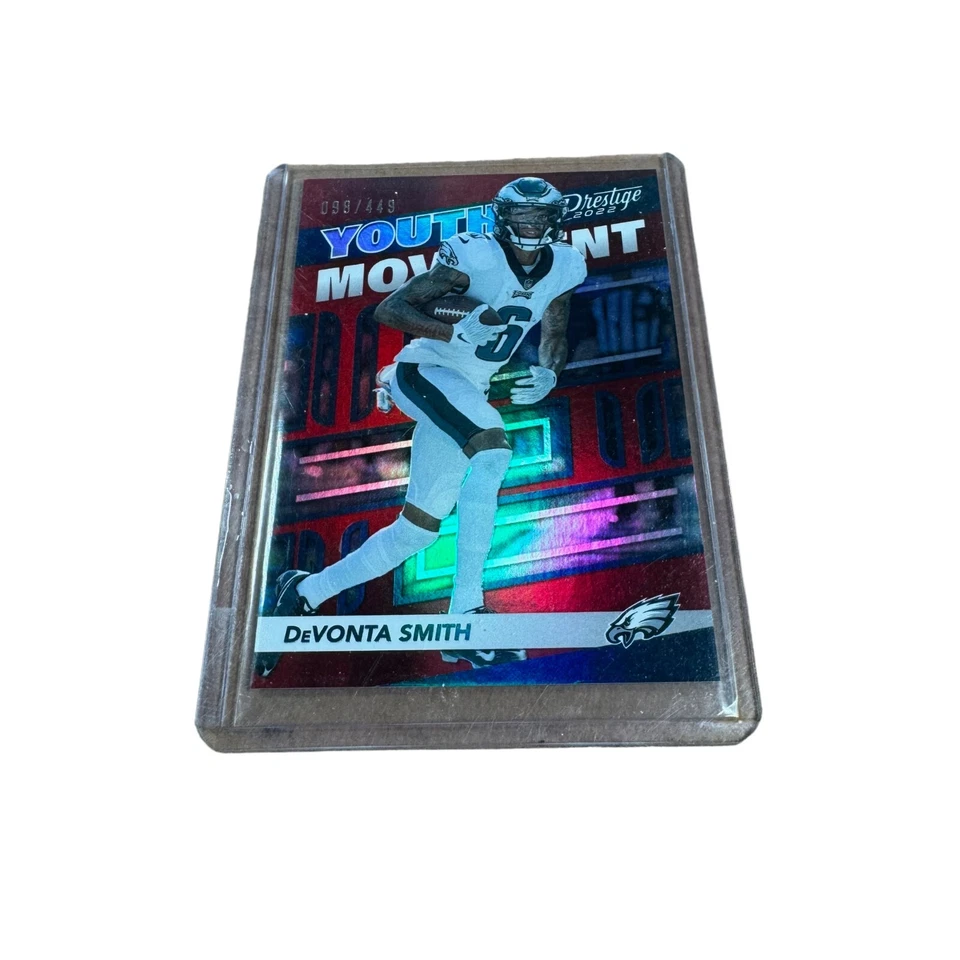 2022 Panini Prestige Devonta Smith Youth Movement Xtra Points #YM-3 /449 Eagles - Image 2 of 4