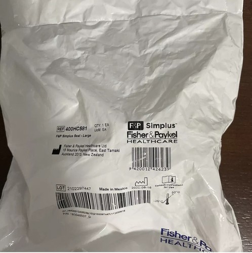 Fisher & Paykel Simplus Full Face Mask Seal Cushion, Large - 400HC581 ...