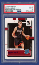 2022 Donruss #227 NIKOLA JOVIC Rated ROOKIE RC Press PROOF PURPLE SER:/199 PSA 9
