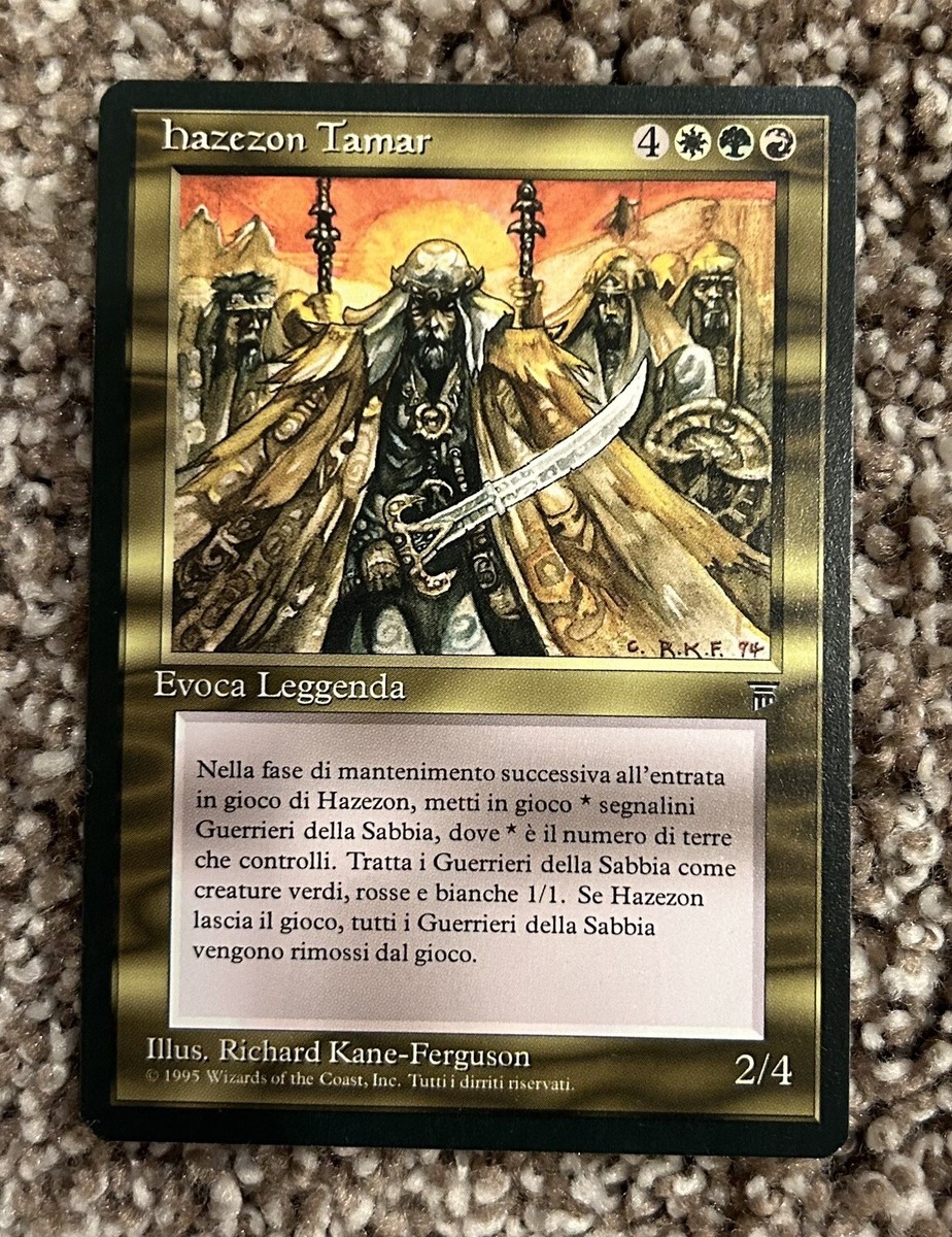 Hazezon Tamar Legends Italian Reserved List MTG Magic The Gathering MP
