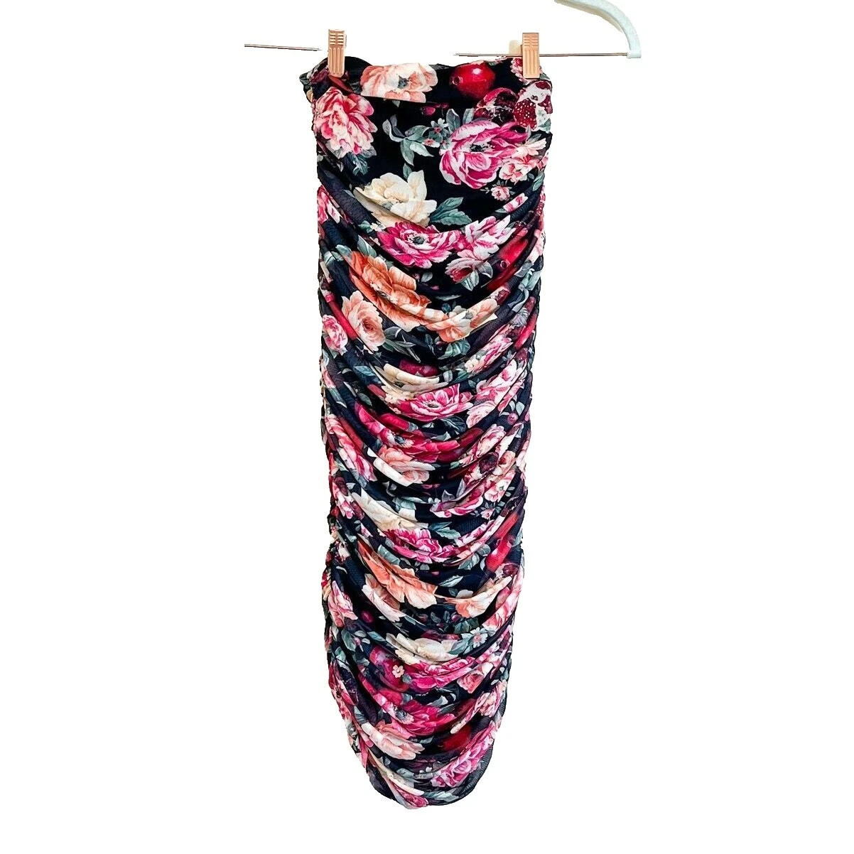 Polyester Straight & Pencil Floral Skirts for Women