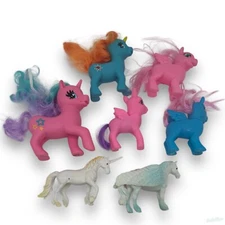 Greenbrier International White Pink Pegasus & Uncorn Figures, More Plastic Toys