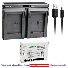 Kastar Battery Dual Charger for Fujifilm NP-95 BC-65N  Fuji FinePix X100 Camera