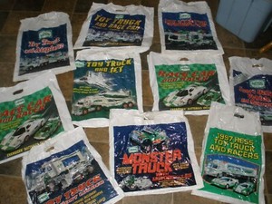 Lot of 10 Hess Toy Truck Plastic Bags (1 duplicate only) (T55)