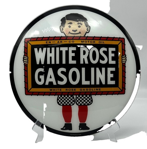 12 Inch Super High Gloss Outdoor Mobile Gas Pegasus Round Decal Sticker