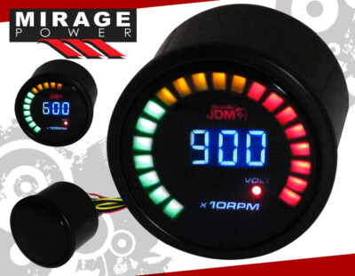 2'' 52MM Digital Blue LED Tachometer RPM Meter Monitoring Gauge For Scion