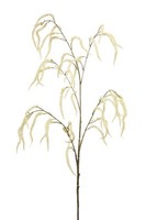 artplants Deko Zweig Amaranth Piatra, Mit BlüTen, Creme, 100Cm