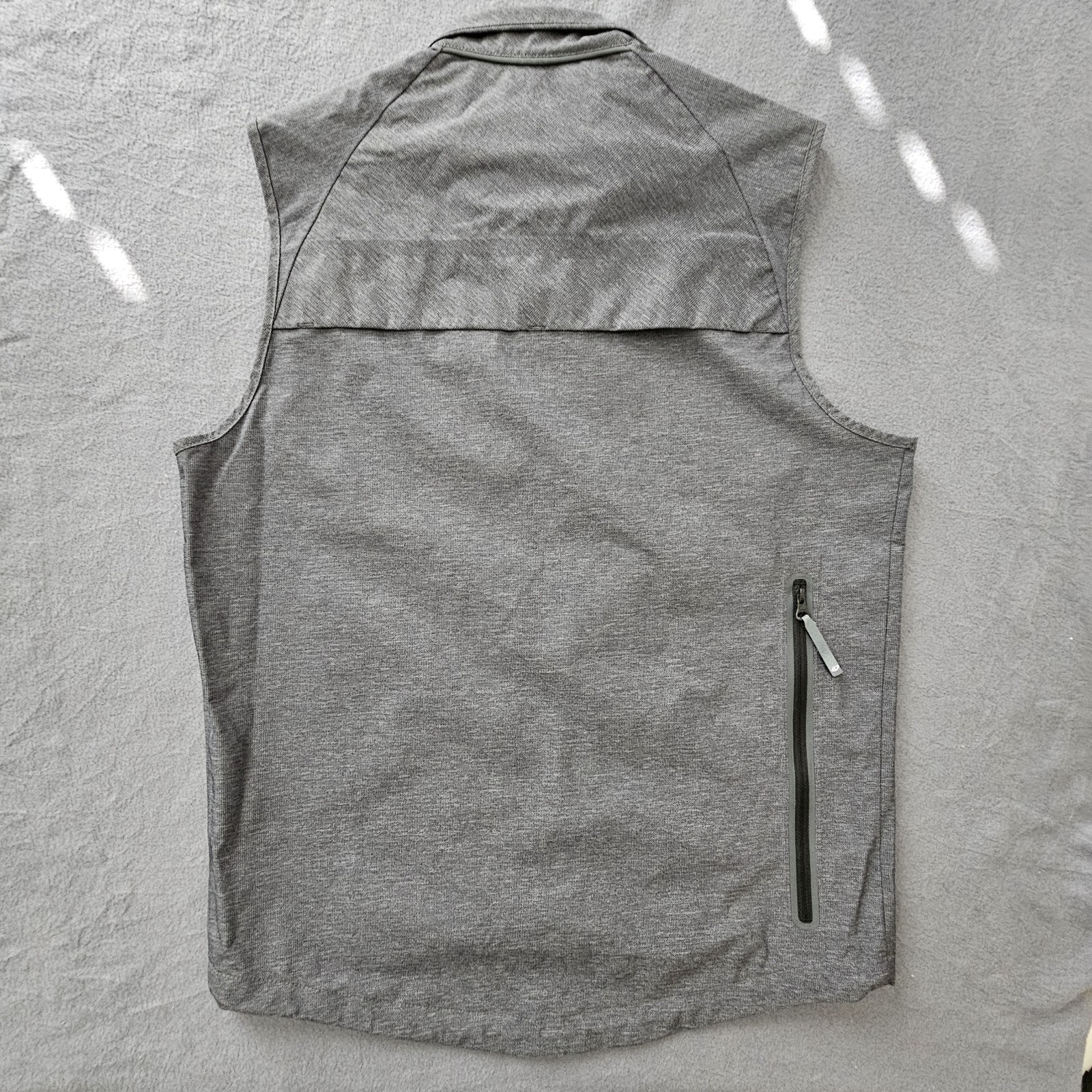 Giro Apparel New Roads Pertex Shield Gray Wind/Rain Vented Cycling Vest Size Sm