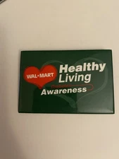 Wal Mart Healthy Living Diabetes Awareness Pin Back Buttin P101