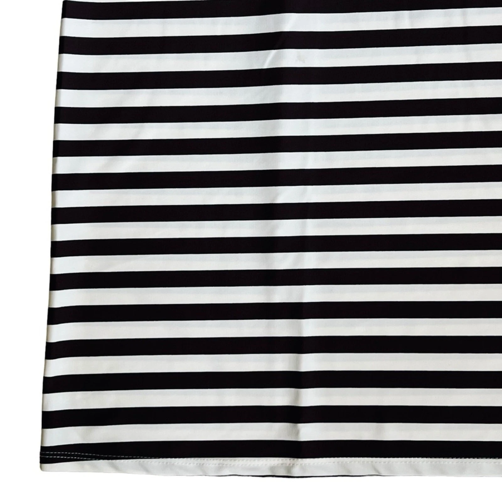 VETEMENTS Abito donna Jude Connally taglia M marrone panna righe girocollo Ella manica corta