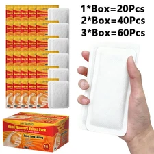 60PCS Hand Warmers + Body SUPER Warmers 🔥 18-hour Extra Long Activation 🔥 New