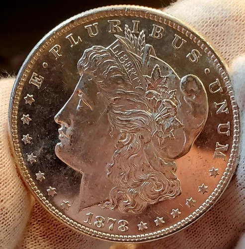 * 1878 S * BU MS+  INSANE DMPL/PL MIRRORS!! JAW DROPPING RARE MORGAN DOLLAR #A44