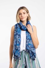 Weird Fish Marelia Printed Scarf