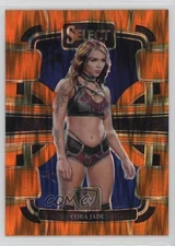 2024 Panini Select WWE Concourse Orange Flash Prizm Cora Jade #67