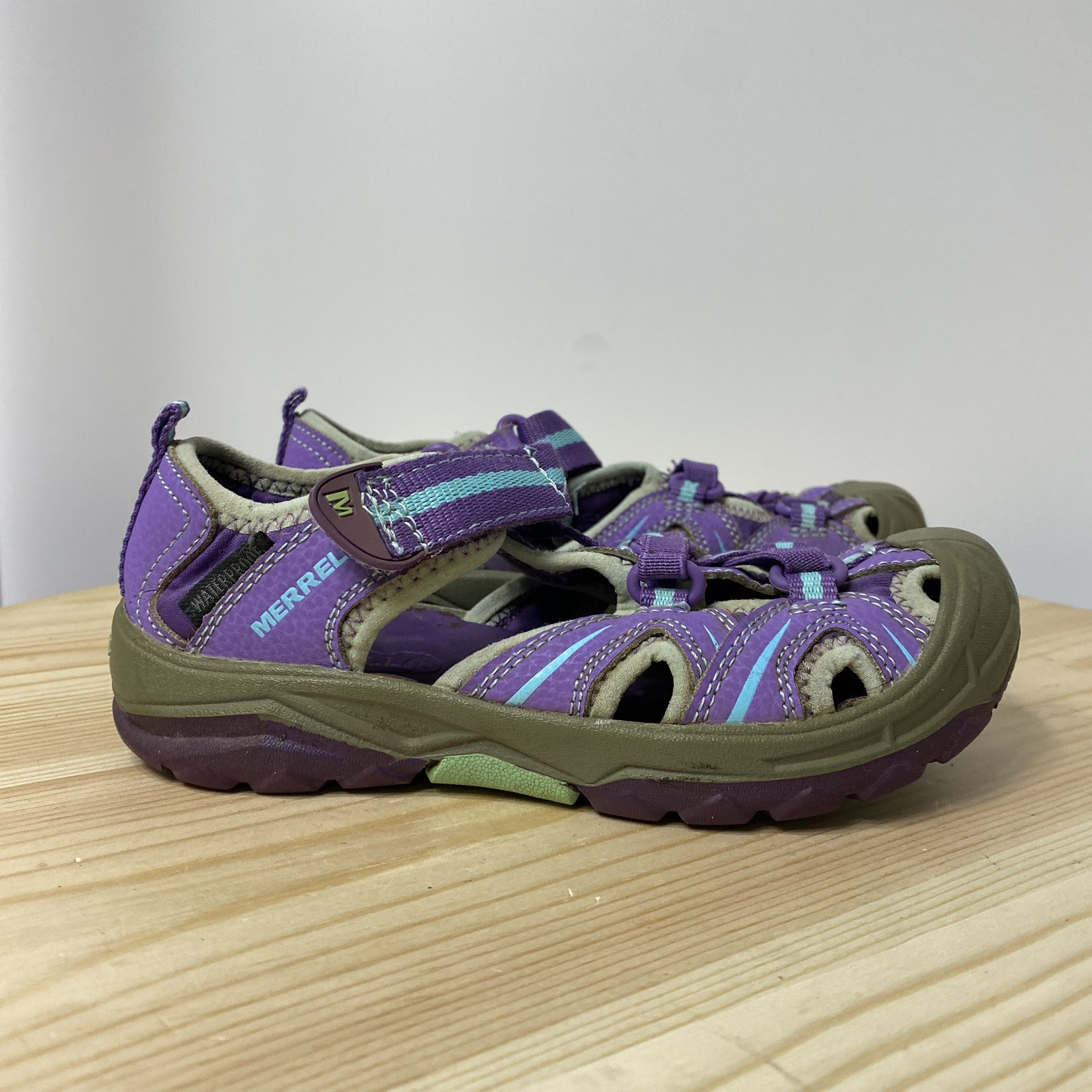 Merrell Sandali Pelle Hydro H20 Escursionismo Scarpe Sportive Cinturino Gioventù Viola Ragazze 13M