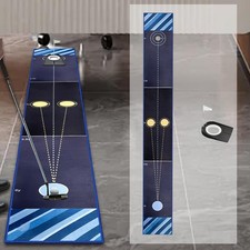 Golf Putting Practice Mat Golf Hitting Mat Lightweight Training Equipment