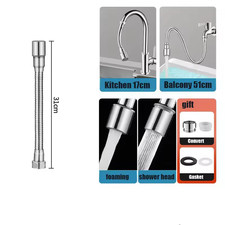 1080  Rotating Faucet Sprayer Head Kitchen Sink Extender Water Saving Nozzle